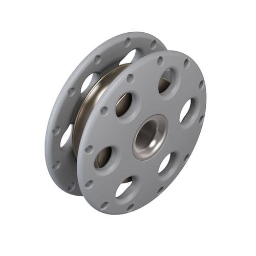 Moitão simples - KB8 - KARVER SYSTEMS - de alta resistência / com fixação têxtil / com rolamento de rolos