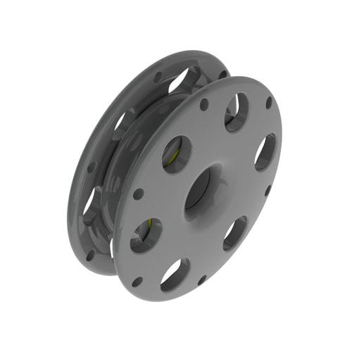 Moitão simples - KB8C - KARVER SYSTEMS - de alta resistência / com fixação têxtil / com rolamento de rolos