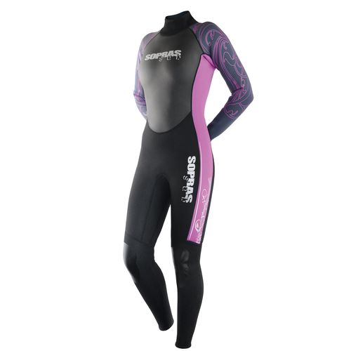 Roupa completa de neoprene de mergulho - Isida  - Sopras group - de mangas longas / em peça única / 3 mm