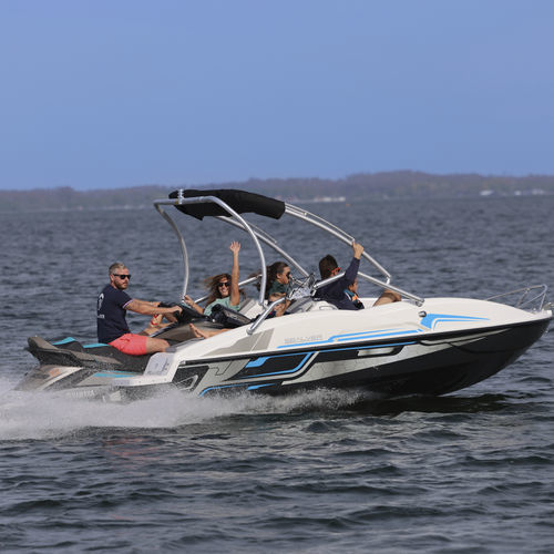 Lancha de proa aberta com propulsão por jet-ski - WAVE BOAT 525 - SEALVER - bowrider / para esqui aquático / de wakeboard