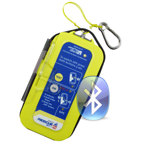 Emissor para navio - A040 easyRESCUE-PRO (BT) - Weatherdock AG - alarme de Homem ao Mar (MOB)