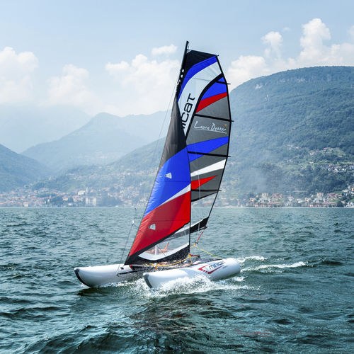 Catamarã esportivo inflável - 420 LAURA DEKKER LTD. - CARBON VERSION - MiniCat Worldwide - individual / múltiplo / desmontável