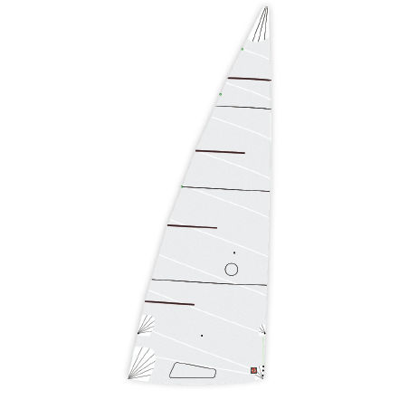 Vela mestra - DELTA Voiles - para veleiro de corrida / cross-cut / em poliéster