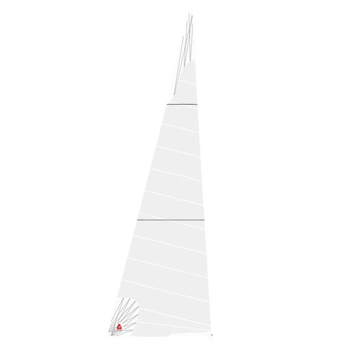 Vela mestra - DELTA - DELTA Voiles - para veleiro de cruzeiro / cross-cut / em poliéster