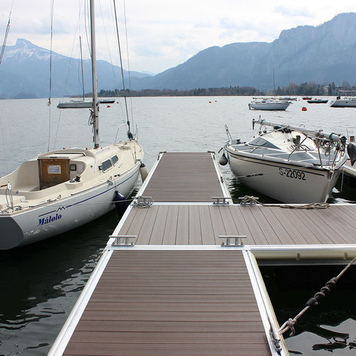 Píer flutuante - PMS DockMarine - de atracação / para marina / para barco
