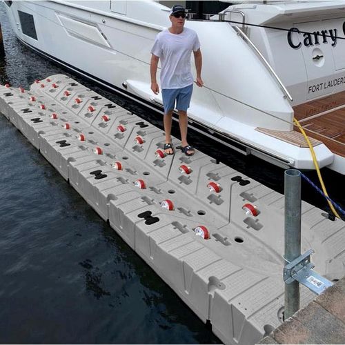 Píer flutuante - PMS DockMarine - modular / para atracação a seco de jet-skis / para marina