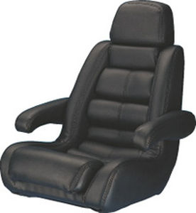 Assento de piloto - U9705BK - Todd Marine Products - para barco / com apoio de braços / com suporte lombar