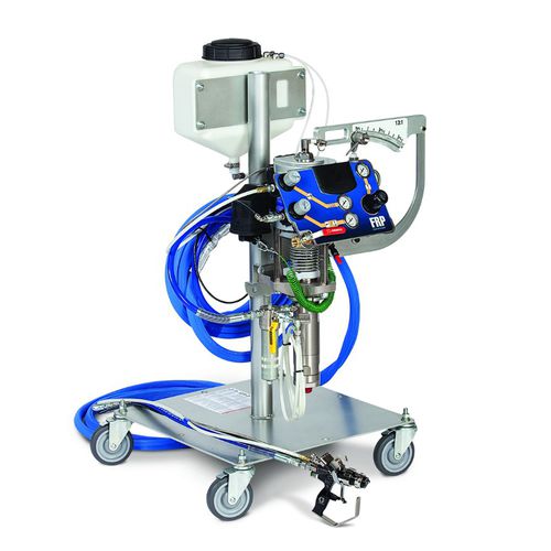 Dosador-misturador de resina - FRP Gel Coat - Graco - eletrônico / para estaleiro naval
