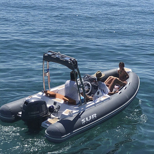 Barco inflável com motor de popa - ST470 Prestige - Sur Marine - semirrígido / open / com console lateral