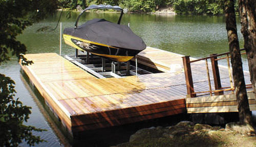 Elevador de barcos - BoatPort - Hewitt Boats Lifts and Docks - flutuante
