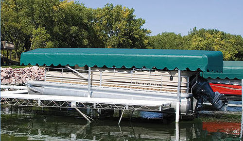Elevador para pontoon boat - Hewitt Boats Lifts and Docks