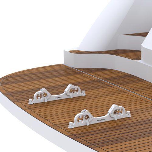 Suporte para bote auxiliar para plataforma - CHC-616R - HURLEY MARINE - para iate / para barco