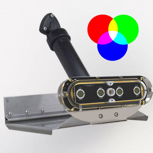 Iluminação subaquática para barco - Sea-Vue® - HURLEY MARINE - LED RGB / para montagem em superfície / multicolor