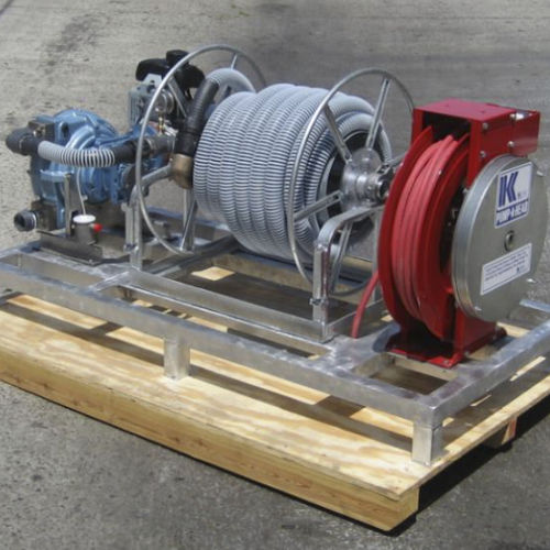 Sistema de sucção de esgoto móvel - SKID - Keco Pump & Equipment - para barco / para marina / de bomba peristáltica