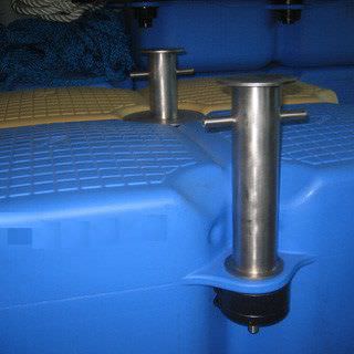 Cabeço de amarração para marina - 423800 - JETFLOAT INTERNATIONAL - em aço inoxidável / em aço galvanizado