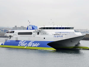 Ferry para transporte de veículos catamarã - TIGER - INCAT - de alta velocidade