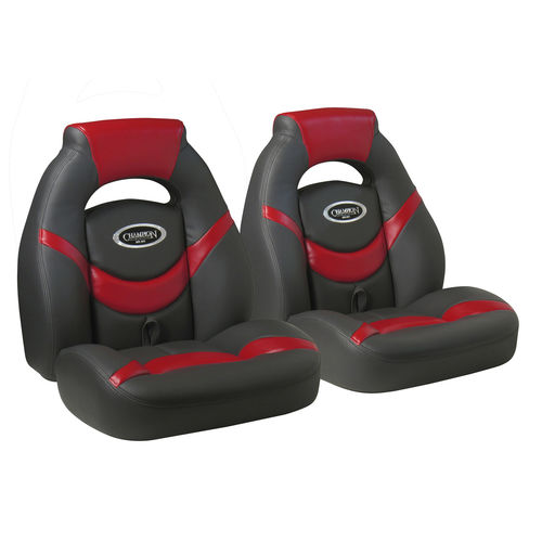 Assento concha - 4BLL305DP - Llebroc Industries - de bass boat / de 2 lugares / multicores