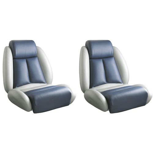Assento concha - 4BLLPMXBO - Llebroc Industries - de bass boat / de 2 lugares / multicores