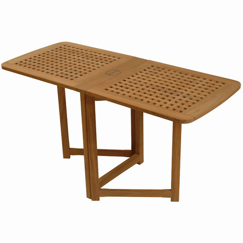 Mesa de cockpit para iate - FTZ-GR | Zeta GRATING TEAK - Valdenassi - para veleiro / dobrável / em teca