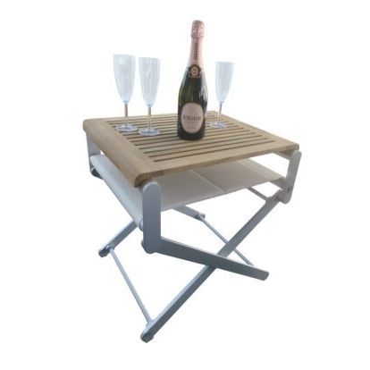 Mesa de centro para barco - OSKAR - Valdenassi - para convés / dobrável / em teca