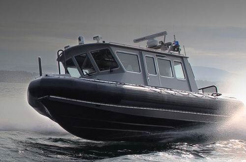 Barco profissional barco para transporte de pilotos - TITAN 290 - Nautic & Art - a diesel / com motor de popa / barco inflável semirrígido