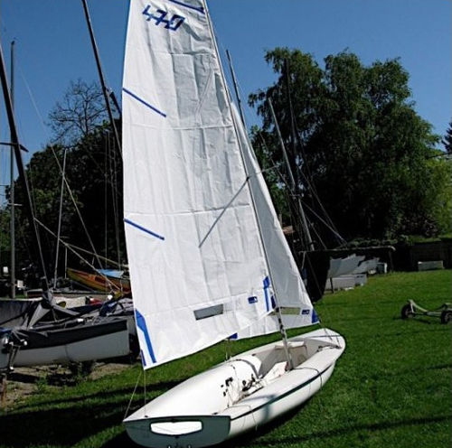 Vela mestra - GV42010000 - Forward Sailing - para barco de vela ligeira / Dacron® / 470