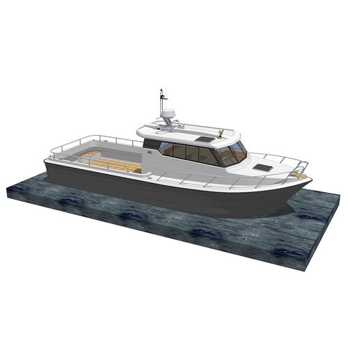 Lancha Cabin Cruiser com motor de centro - 32 - Kulkuri-Veneet Oy - máx. 12 pessoas / pernoite para 3 pessoas