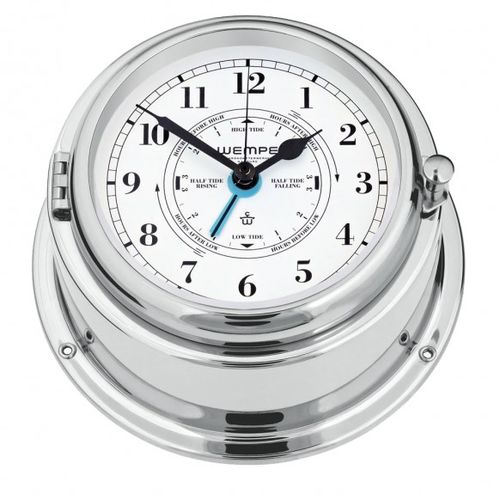 Relógio analógico - CW360007 - Gerhard D. WEMPE KG Division Chronometerwerke - em latão / em cromo / com indicador de maré