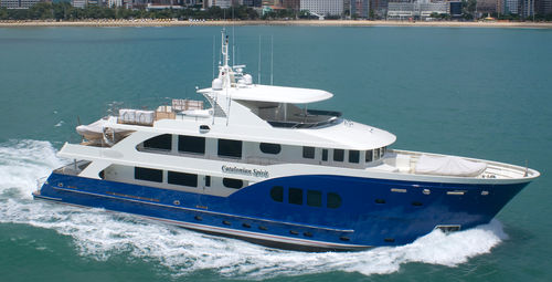 Superiate de cruzeiro - M/Y Catalonian Spirit - Inace - com casa do leme / com casco de deslocamento / em aço