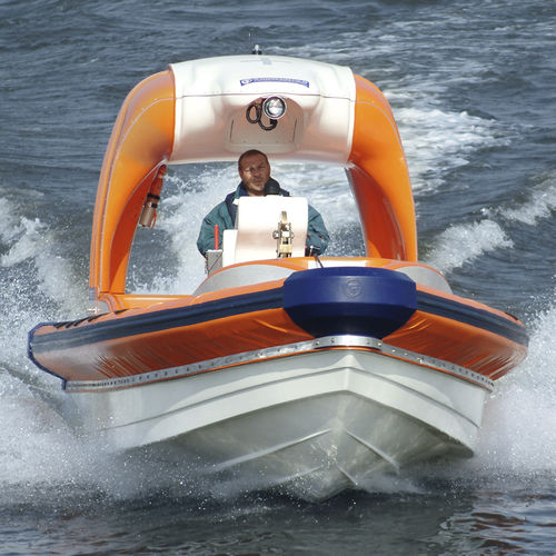 Barco profissional barco salva-vidas - FRR series - Fassmer - com motor de centro / com motor de popa / barco inflável semirrígido