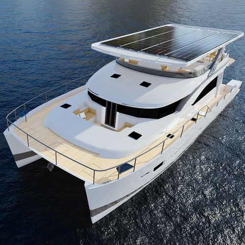 Iate a motor catamarã - THE ELITE 70 - NOVA LUXE YACHTS - de cruzeiro / com flybridge / elétrico