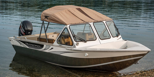 Lancha de proa aberta com motor de popa - 20 PACIFIC NAVIGATOR  - Duckworth - com console dupla / bowrider / open