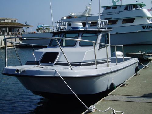 Lancha Cabin Cruiser com motor de popa - Signature 22 - Radon - de pesca esportiva / pernoite para 3 pessoas