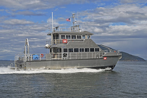 Barco profissional barco para levantamentos hidrográficos - 68’ USACE Philadelphia - All American Marine - catamarã / com motor de centro / em alumínio
