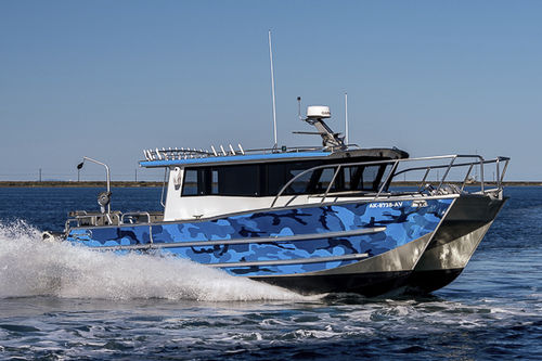 Barco profissional barco de pesca profissional - 3212-CTC - Armstrong Marine - catamarã / com motor de popa / em alumínio