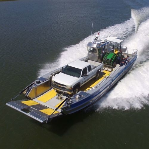 Barco profissional barco de desembarque - 5216-RCM - Armstrong Marine - com motor de centro / em alumínio