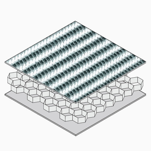 Painel sanduíche para divisória de navio - SONIUM® CORR - Ayres Composite Panels - colmeia em alumínio / em alumínio