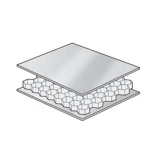 Painel sanduíche para divisória de navio - AYRLITE 2023® - Ayres Composite Panels - tipo colmeia / em alumínio