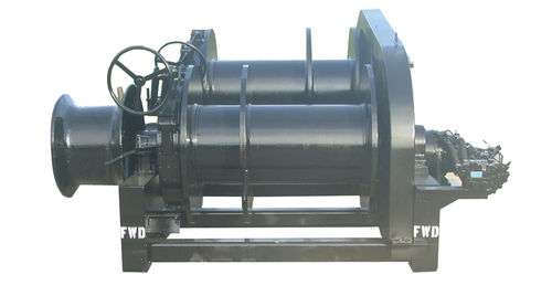 Guincho para navio - WATERFALL  - Coastal Marine Equipment Inc - hidráulico / de tambor duplo