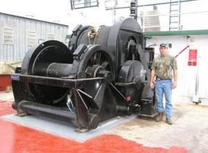 Guincho para navio - TDSD-24WF :70T - Markey Machinerympany - rebocador / a diesel / de tambor duplo