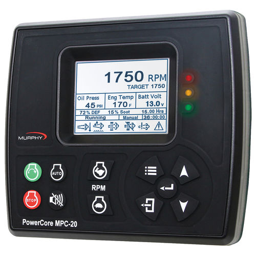 Painel de comando para barco - PowerCore® MPC-20 - FW Murphy - para motor / com alarme