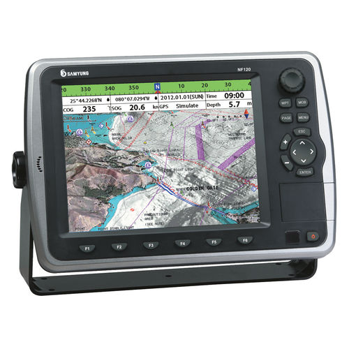 Instrumento multifuncional marcador - N120/NF120 - Navis USA LLC - GPS / para barco / em cores