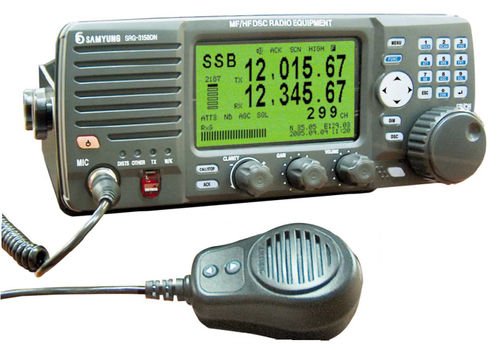 Rádio náutico - SRG-3150D/DN - Navis USA LLC - para navio / FM / de alta frequência
