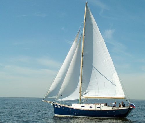 Veleiro de cruzeiro - Morozov-30 Meduza - Morozov Yachts - motorsailer / pernoite para 4 pessoas / em alumínio