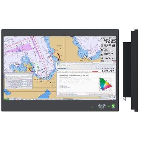 Painel PC para navio - HD 27T22 MMC-U - Hatteland Display AS - de embutir / IP66 / IP20