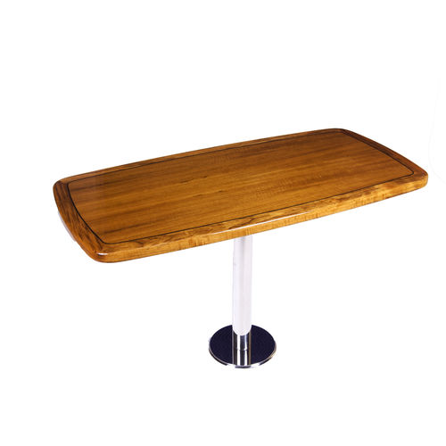 Mesa de cockpit para iate - Rectangular - Release Marine - fixa / em teca