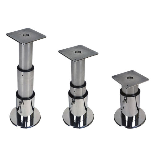 Pé de mesa ajustável - 3 Stage Hi-Low - Release Marine - em aço inoxidável
