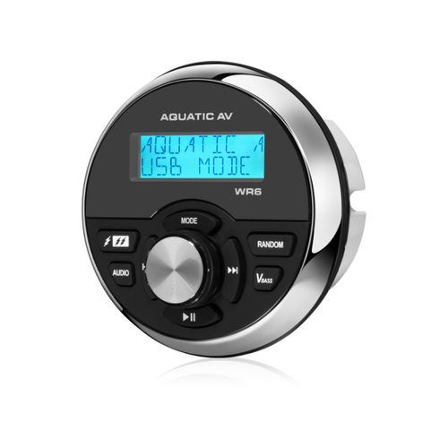 Controle remoto para leitor áudio - WR6 - Aquatic AV - náutico / à prova de água