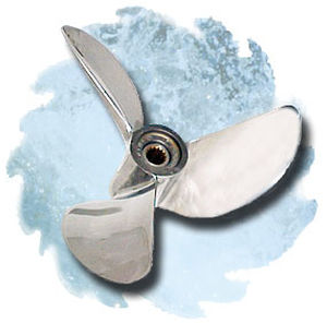 Hélice para barco - Intimidator T-3X Sport Cleaver  - Bob's Machine Shop - de passo fixo / de popa e rabeta / 3 pás