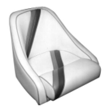 Assento concha - Kracor - para pontoon boat / de 1 lugar